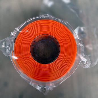 Sealed spool of orange Decent ABS-GF glass-fiber reinforced 3D printer filament