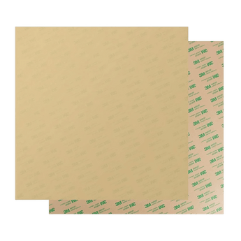 Amber 50mil Ultem PEI build surface sheet with 3M adhesive backing