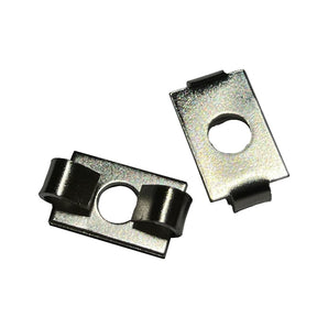 Nickel-plated M8 roll-in spring T-nuts for 30-series slot-8 aluminum extrusion