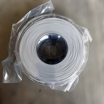 White Decent ABS-GF glass-fiber reinforced ABS 3D printer filament spool sealed in plastic