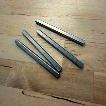 Voron 2.4 Z shaft set: four 5x60mm D-cut stainless shafts