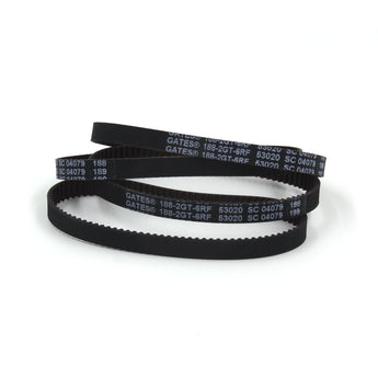 Gates 188-2GT-6 RF black closed-loop GT2 timing belt, 188 mm loop length and 6 mm width