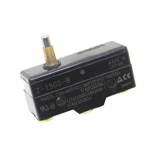 Omron Z-15GS-B Z-series slim spring plunger limit switch with screw terminals