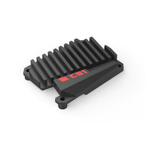 Black BIGTREETECH CB1 aluminum heatsink with red CB1 logo for passive compute-module cooling