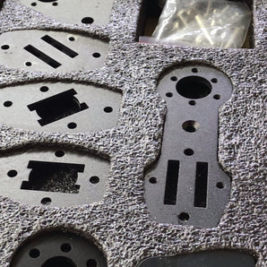Lightweight Labware Voron Trident kinematic bed mount kit with black laser-cut plates and bagged fasteners