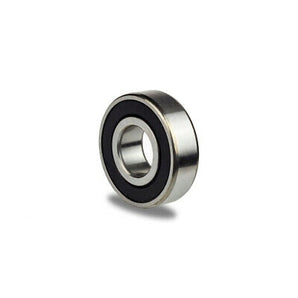 Single 623-2RS miniature ball bearing with black rubber seals, 3x10x4mm size, sold as a 10-pack