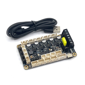 FYSETC R4 RP2040 controller board with onboard TMC2209 drivers and USB-C port for Voron V0 Klipper builds